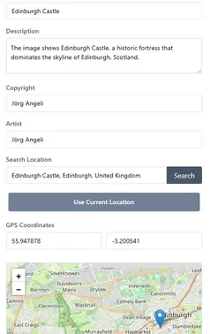Edit Image EXIF data