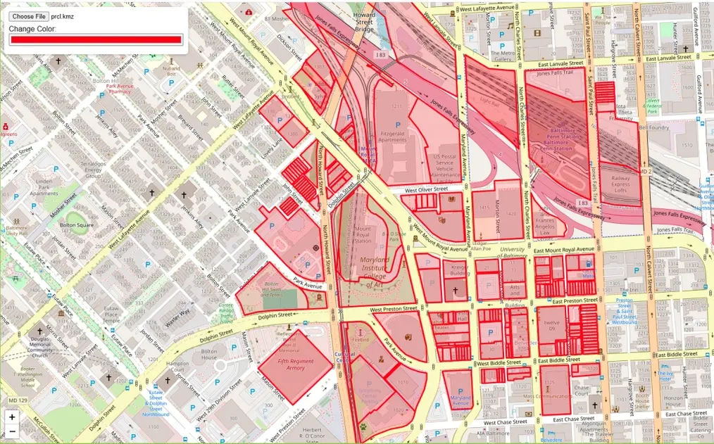 kml file viewer online free web map tool. upload kml kmz file and view geodata on map