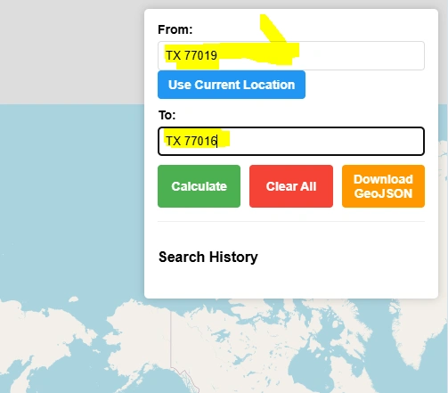 How to use the Measure Distance Tool distance between two points map