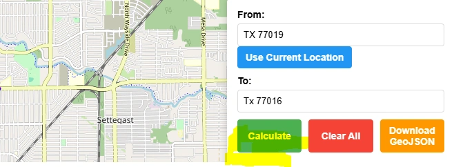 How to use the Measure Distance Tool distance between two points map