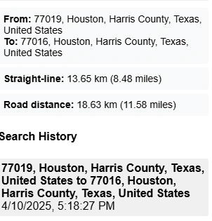 How to use the Measure Distance Tool distance between two points map