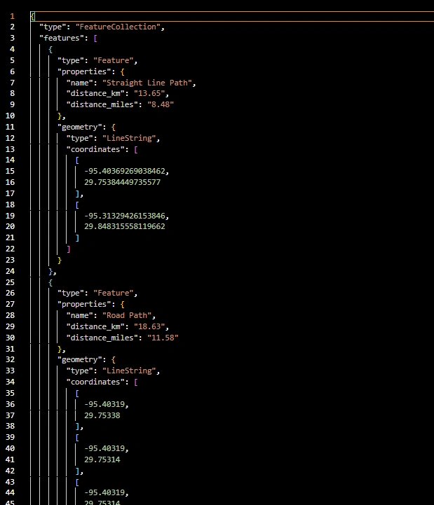 How to use the Measure Distance Tool distance between two points map