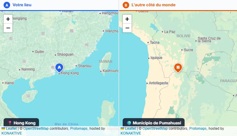 Voyez les deux côtés du monde
