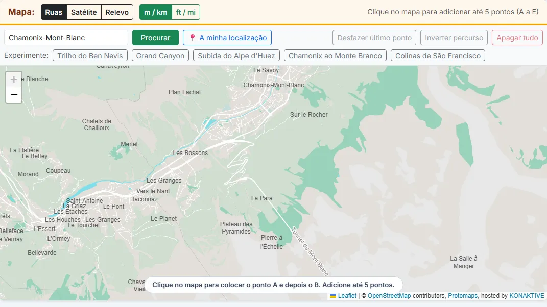 Encontre a zona: procure um local ou mova o mapa