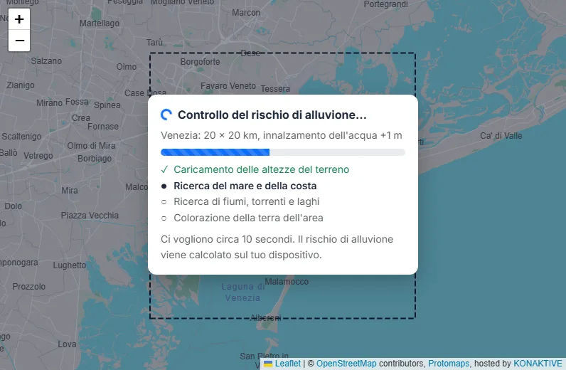 Aspetta circa 10 secondi