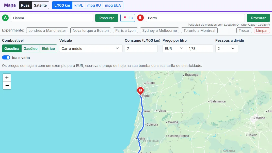 Escreva os seus próprios valores