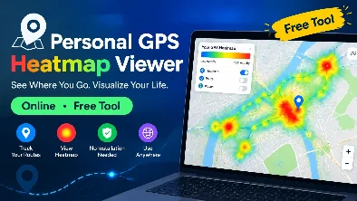 Mappa di calore GPS personale screenshot