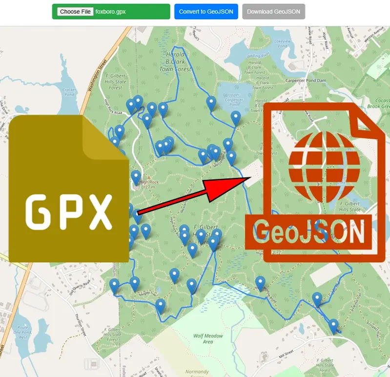 GPX to GeoJSON Converter
