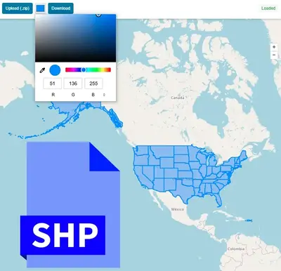 shapfile viewer online free map tools