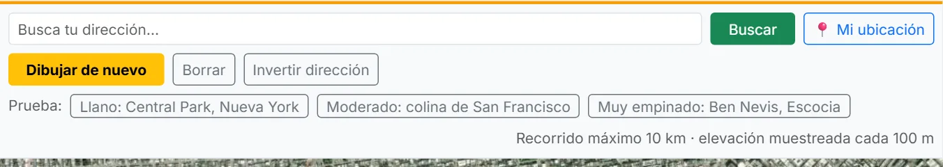 Corrige el recorrido si lo necesitas