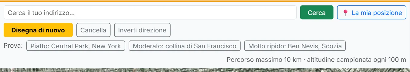 Correggi il percorso se necessario