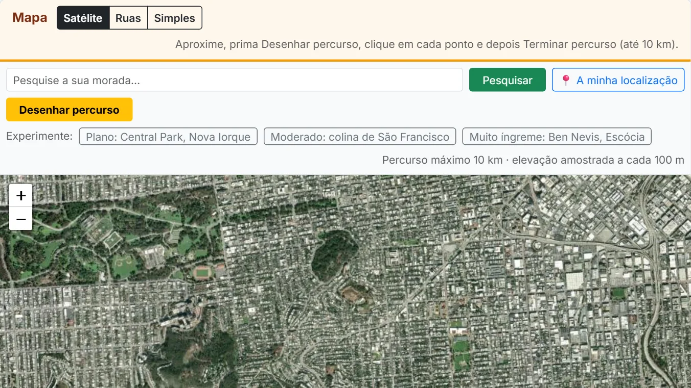 Use a calculadora de declive por morada: encontre o seu ponto de partida
