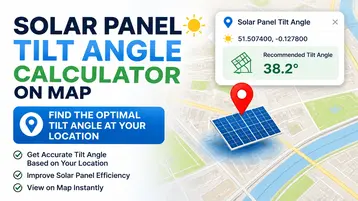 Calculateur d'angle d'inclinaison des panneaux solaires screenshot