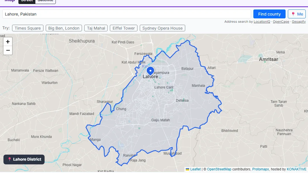 See the county outline